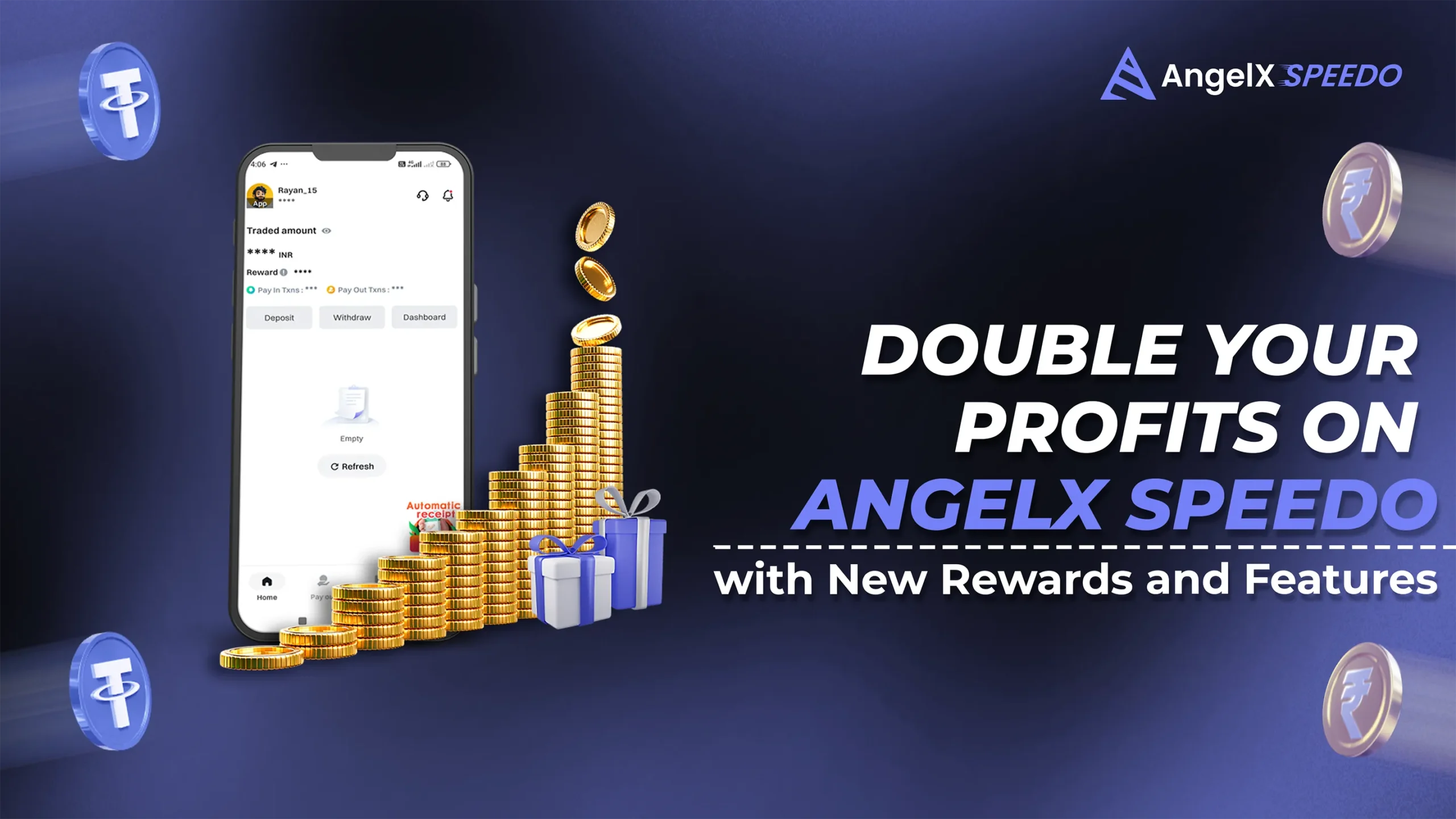 Double Your Profits on AngelX Speedo with New Rewards and Features